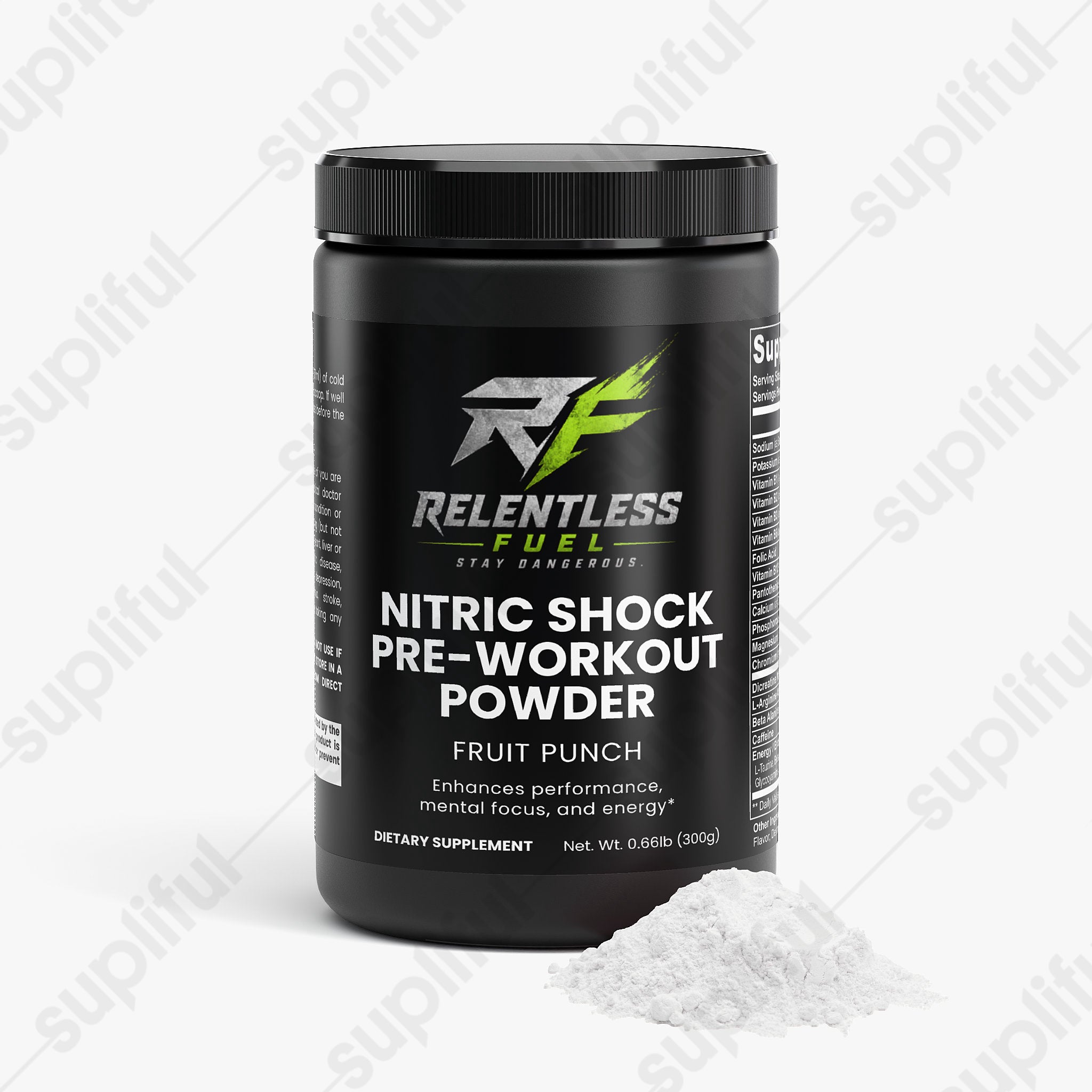 STAY DANGEROUS Pre-Workout Powder (Fruit Punch)