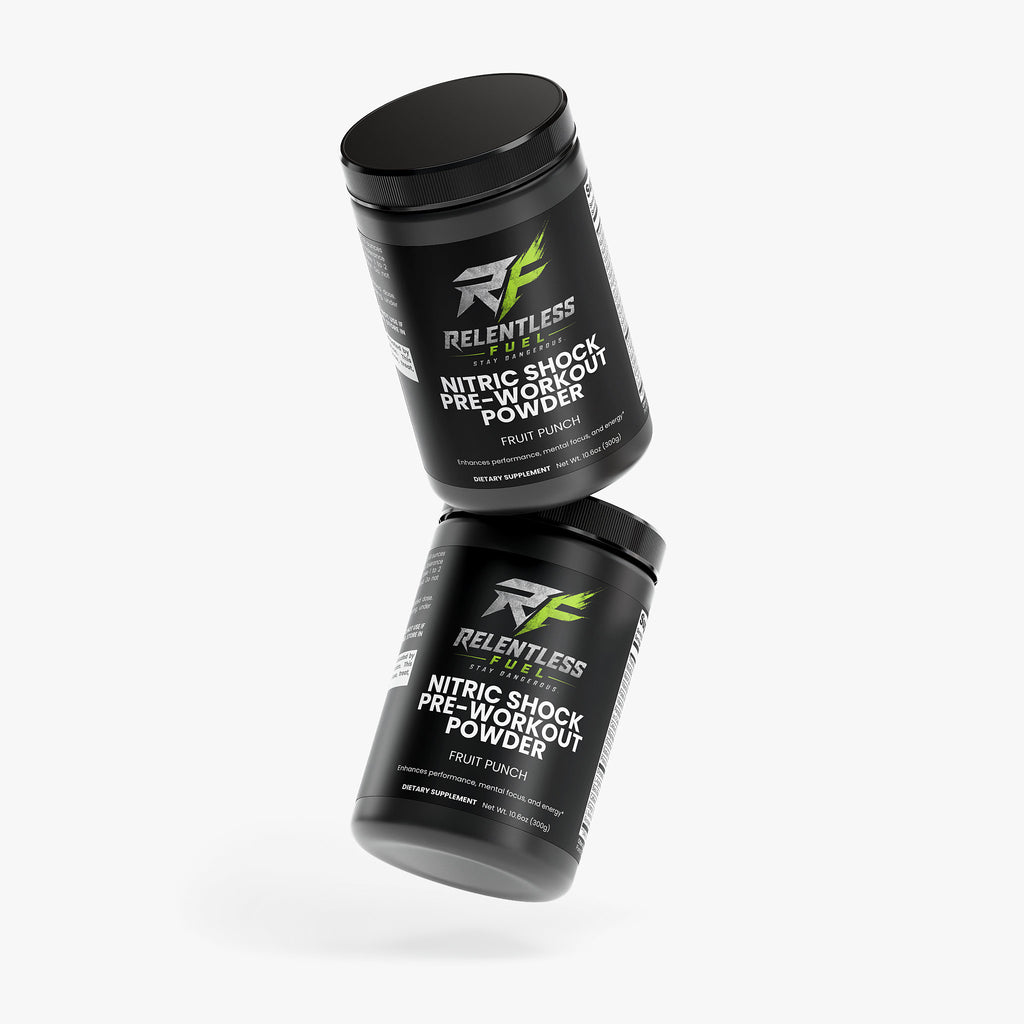 NITRIC SHOCK Pre-Workout Powder (Fruit Punch)