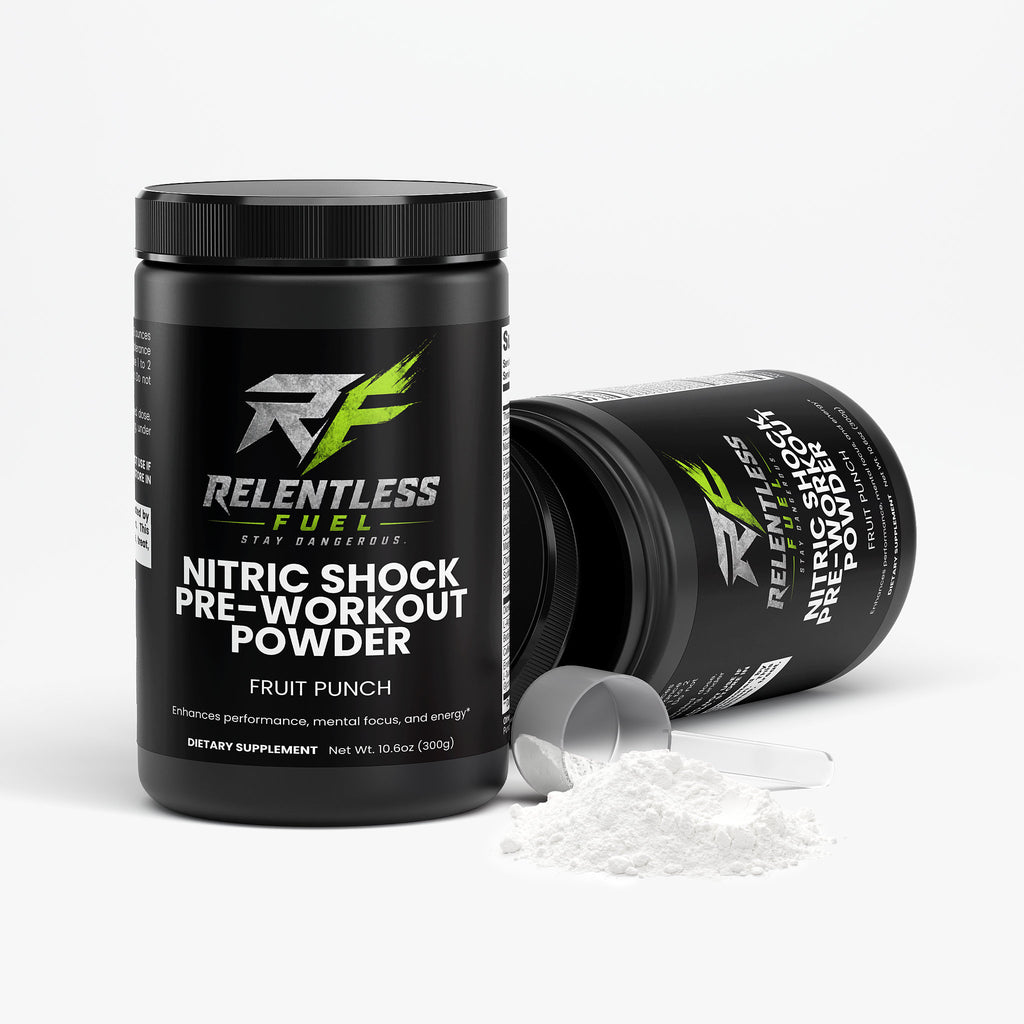 NITRIC SHOCK Pre-Workout Powder (Fruit Punch)