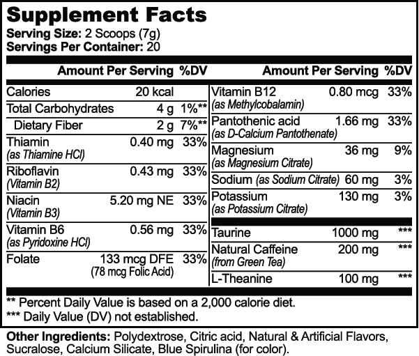 Energy Powder (Cotton Candy)