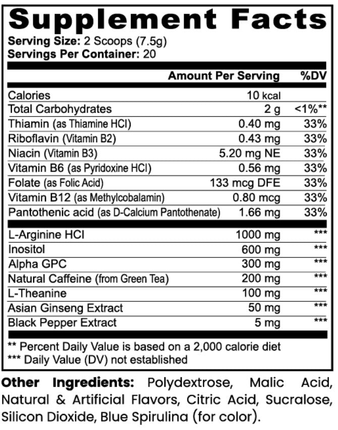 Focus Powder (Sour Gummi Worm)